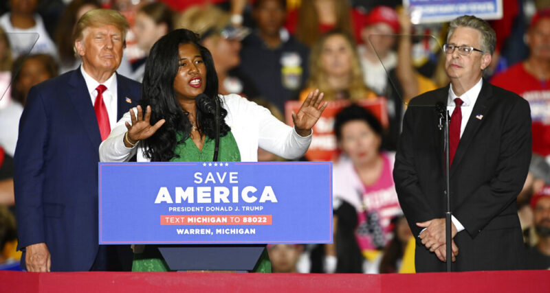 Michigan GOP statewide candidates stick to message